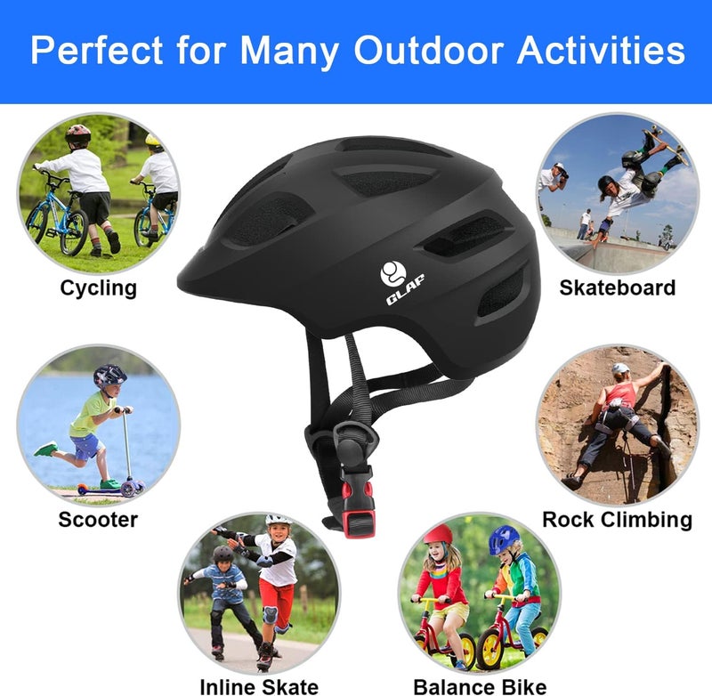 Glaf Baby Bike Helmet Toddler Helmets for 1 Year Old and up Infant Girls Boys Multi Sport Adjustable for Scooter Bicycle Kids Youth Child Skateboard Safety Cycling - Image 2
